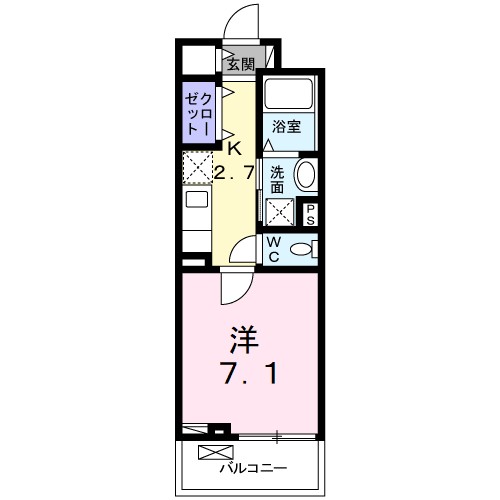 ヴェルメゾン　旭町 間取り