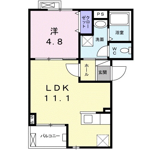 　歩 間取り