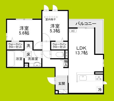 ロイヤルハイツ長居 間取り