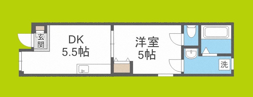 大宝　北天満ロイヤルハイツ 間取り