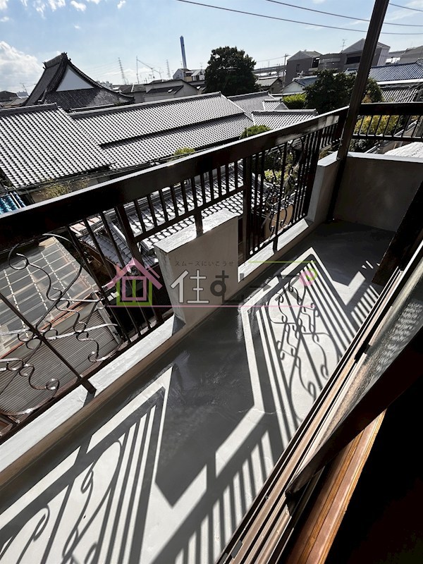 平野区瓜破東 貸家 ベランダ