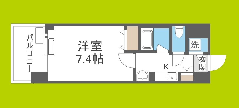 レジュールアッシュ梅田イースト 間取り