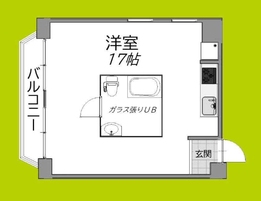 ガレット南森町 間取り