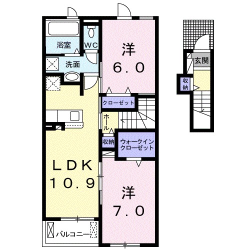 グラン山本Ⅱ 間取り