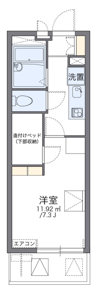 レオパレスヴィラモンド 間取り