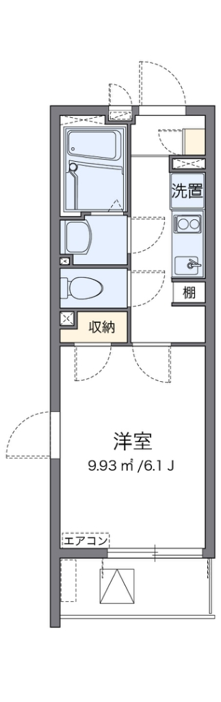 クレイノ朝潮橋 間取り