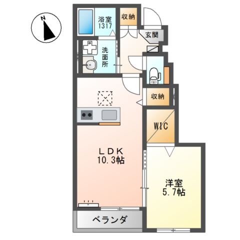 The　NOOK　east 間取り