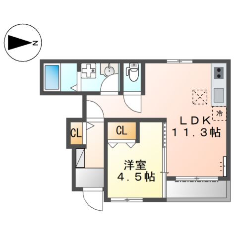 アルビネスⅠ 間取り