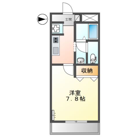 コンフォール深田 間取り