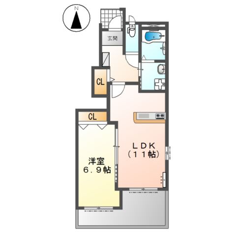 カームメゾン久宝寺 間取り