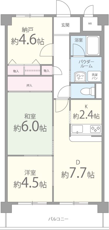 アロッジオK・T・I 間取り
