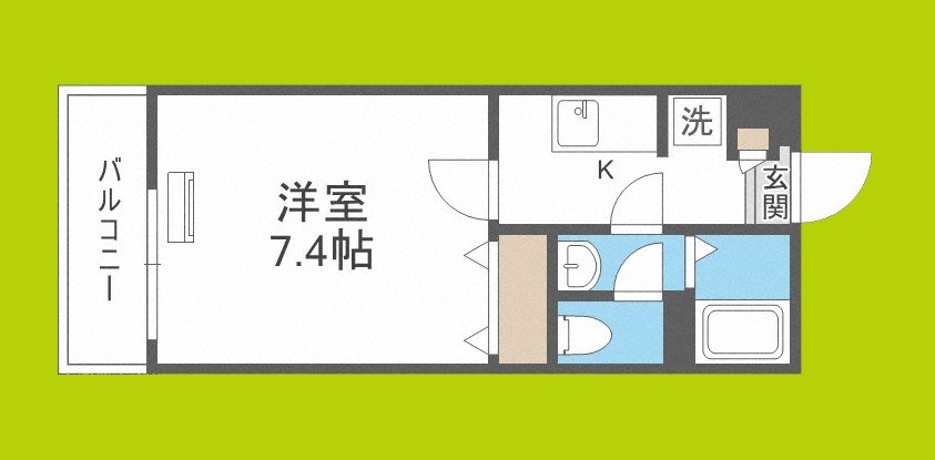 リブリ・西今川 間取り