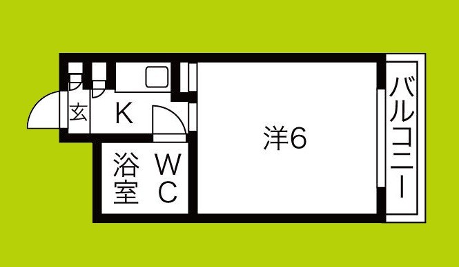 シティホームズ針中野P1 間取り