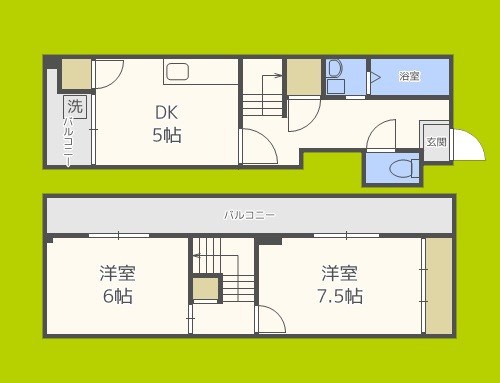 SKグリーンハイツ 間取り