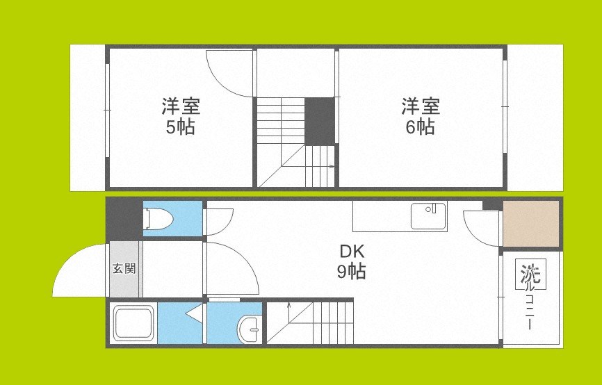 SKグリーンハイツ 間取り