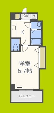 ラグゼ都島北Ⅰ 間取り