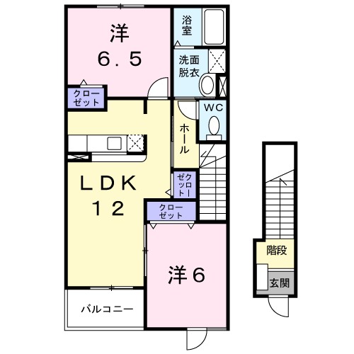 フラン・アンジュ 間取り