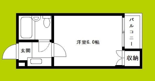 コーポ南加賀屋 間取り