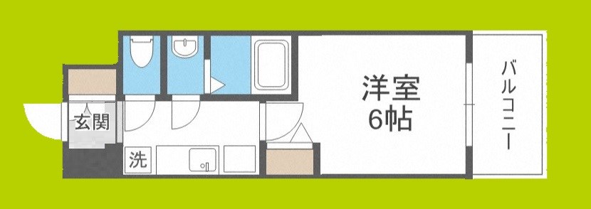 ｇｍ難波ウエストＤ.Ｃ. 間取り