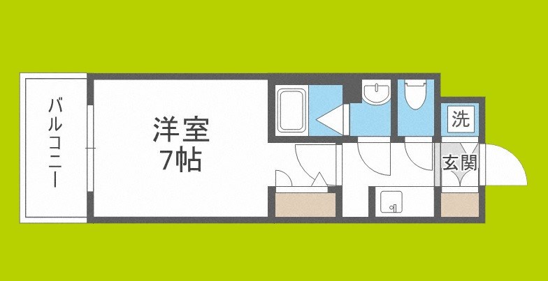 S-RESIDENCE大阪九条North 間取り