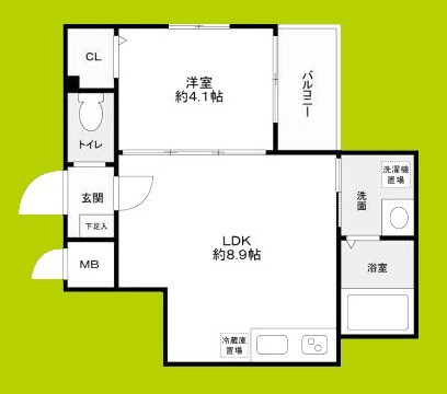 ヴェルメゾン新大阪 間取り