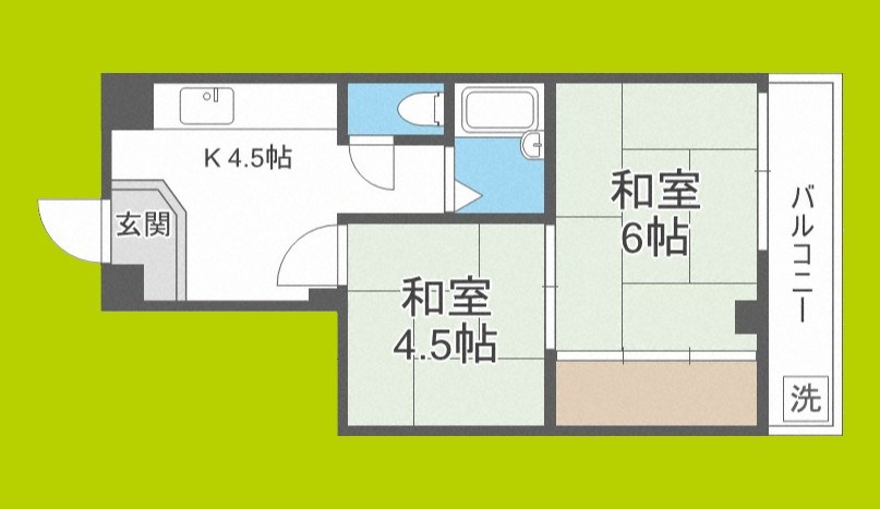ハイツアスカ 間取り