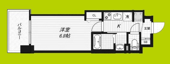 Luxe深江橋Ⅱ 間取り