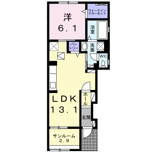 プロムナードⅠ 間取り