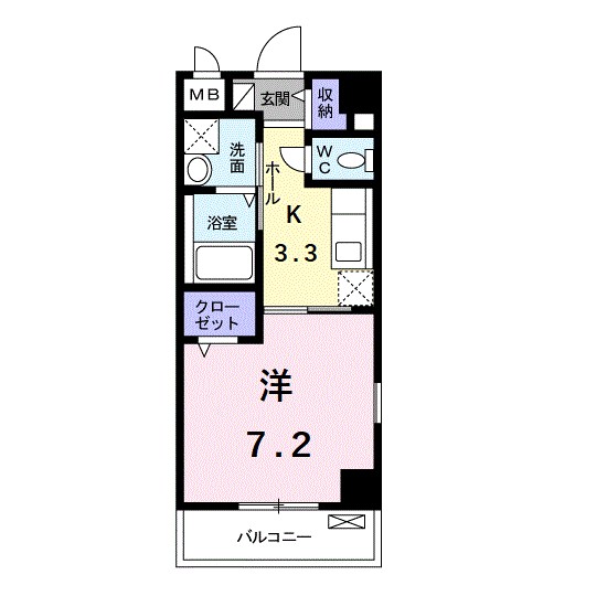 リバーコート浅香 間取り