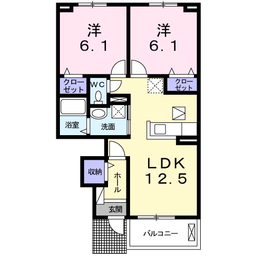 レスペランス　Ⅰ 間取り