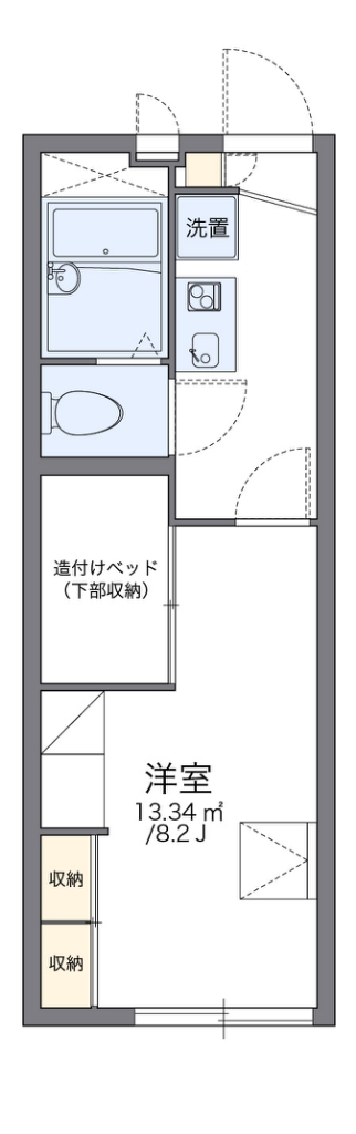レオパレスリーベ 間取り