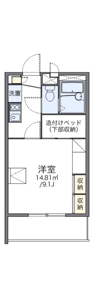 レオパレス多田２ 間取り