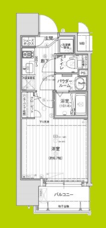 アドバンス上町台Ⅱクレイドル 間取り