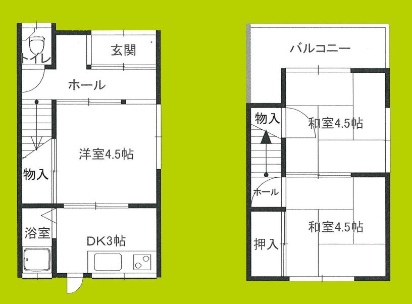 山田貸家 間取り