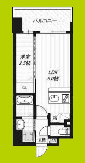 Luxe玉造南 間取り