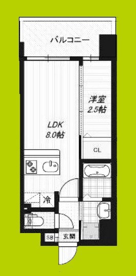 Luxe玉造南 間取り
