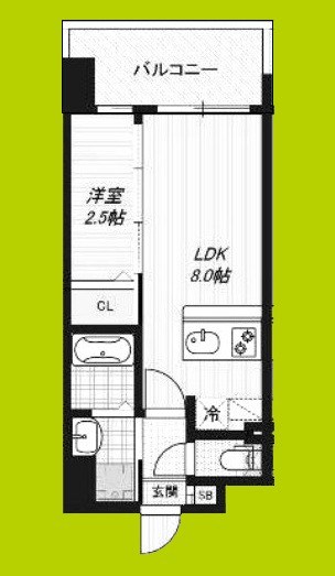 Luxe玉造南 間取り