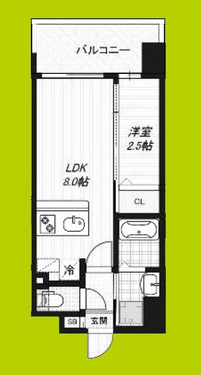 Luxe玉造南 間取り