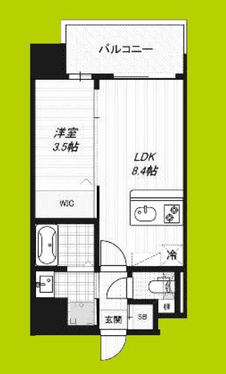 Luxe玉造南 間取り