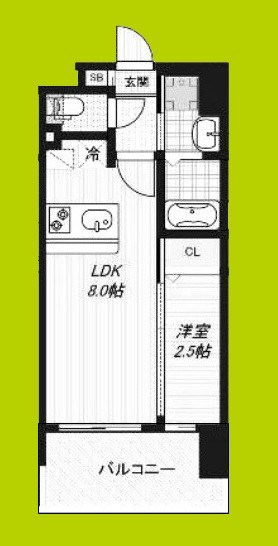 Luxe玉造南 間取り