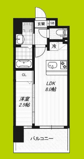 Luxe玉造南 間取り