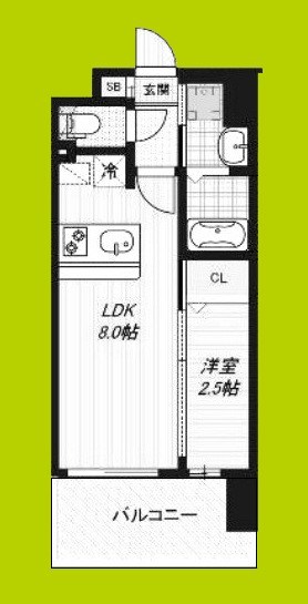 Luxe玉造南 間取り