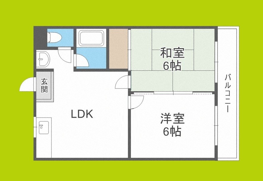 ハイムM＆K今津 間取り