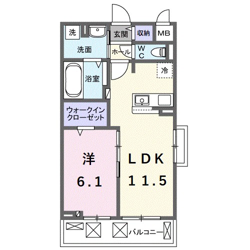 ベル　ハイネス 間取り