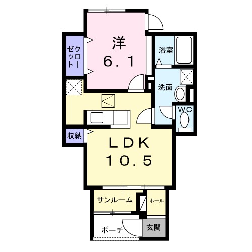 ソレイユ 間取り
