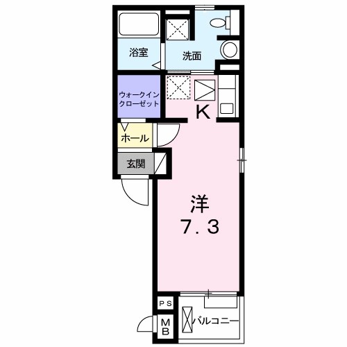ハピネス浦江　Ⅱ 間取り