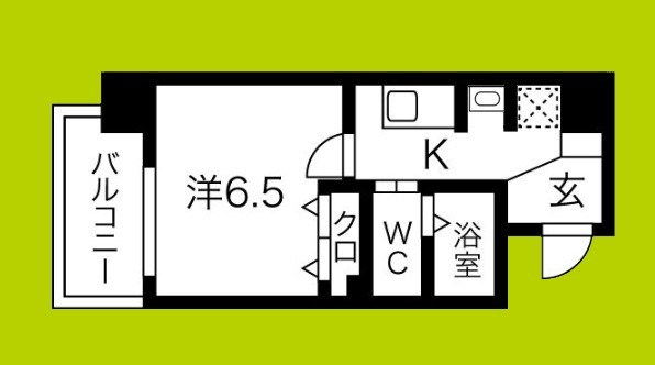 SWISS天王寺Ⅱ 間取り