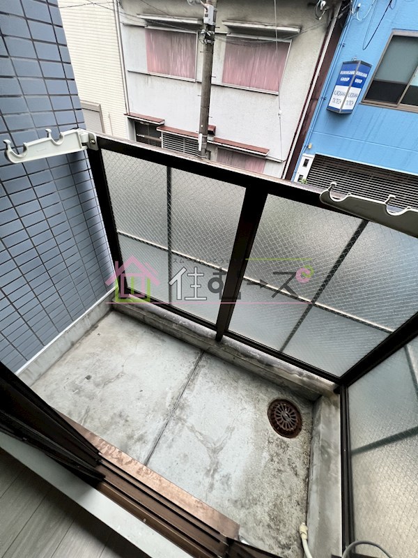 ウイング野江 ベランダ