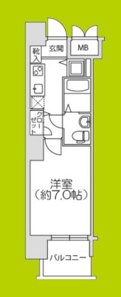 アドバンス上町台ラシュレ 間取り