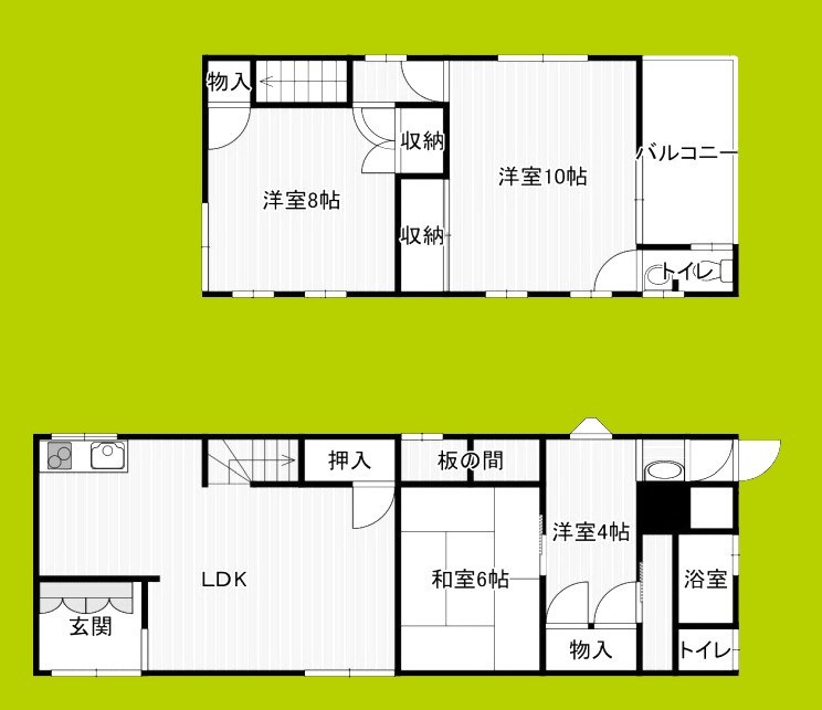 関目4丁目貸家 間取り
